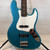 Used Fernandes LEB-2 BASS J Type Bass Guitar Blue 4-String 41108-S000068267 View 2