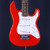 Used Squier STRATOCASTER MINI W/BETTA TUNAS S Type Electric Guitar Red 6-String 41140-S000145573 View 1