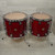 Used DW 6pc Collectors Series Drum Shell Kit Red Satin 40015-S000348412 View 7
