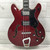 Used Hagstrom Viking Bass Guitar Cherry Red 40051-S000121927 View 1