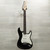 Used Squier Strat Electric Guitar Black 40015-S000348484 View 4