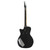 Used Silvertone 1444 Vintage Bass Guitar Black 4-String View 5