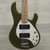 Used Sterling By Ernie Ball Sub Stingray RAY5 Bass Guitar Green 40015-S000348558 View 1