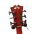 Used D'Angelico DAPMINIDCFRSCB Semi-Hollow Electric Guitar Red 6-String 40009-S000321786 View 11