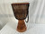 Used NO BRAND (Brandless Product) HAND CARVED MED DJEMBE WOOD CROSS HATCH Djembe 40012-S000323445 View 1