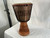 Used NO BRAND (Brandless Product) HAND CARVED MED DJEMBE WOOD CROSS HATCH Djembe 40012-S000323445 View 7