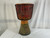 Used NO BRAND (Brandless Product) HAND CARVED LG DJEMBE ORG/YLW/GRN Djembe 40012-S000323491 View 6