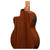 New Ibanez GA6CE Classical Acoustic Electric with Cutaway - Amber 40051-010GA6CE-AM View 3