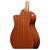 New Ibanez AAM50CE Advanced Auditorium Acoustic Electric Guitar - Coral Red Burst Open Pore 40051-010AAM50CECRO View 3
