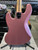 Used Squier JAZZ BASS J Type Bass Guitar Purple 4-String 41135-S000010512 View 12