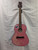 Used First Act MG5401 Solid Top Acoustic Guitar Pink 41125-S000044446 View 2