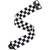 New D'Addario Auto Lock Guitar Strap - Skater Checkerboard View 1