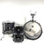 Used DW Design Series Smoke Glass 4 piece Drum Shell Kit View 1