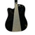 Used Esteban BLACK SILVER CUTAWAY GUITAR Laminate Top Acoustic Guitar Black 40009-S000322179 View 9