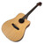 Used Donner DAG-1C Full-Size Dreadnought Cutaway Acoustic Guitar w/ Gig Bag 40090-S000087281 View 2