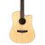 Used Donner DAG-1C Full-Size Dreadnought Cutaway Acoustic Guitar w/ Gig Bag 40090-S000087281 View 1
