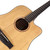 Used Donner DAG-1C Full-Size Dreadnought Cutaway Acoustic Guitar w/ Gig Bag 40090-S000087281 View 8