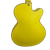 Used D'Angelico DELUXE 175 LH Semi-Hollow Electric Guitar Yellow 6-String 41120-S000041863 View 4