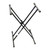 Used On Stage KS8191 Lok-tight Double-x Stand Single Keyboard Stand 41117-S000059684 View 1