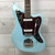 Used Squier Classic Vibe 70s Jaguar FSR Offset Double Cutaway Electric Guitar Daphne Blue 40051-S000122233 View 1