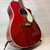 Used Fender SONORAN SCE Laminate Top Acoustic Guitar Red 41108-S000068786 View 1