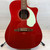 Used Fender SONORAN SCE Laminate Top Acoustic Guitar Red 41108-S000068786 View 2