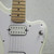 Used Squier MINI jazzmaster Offset Double Cutaway Electric Guitar White 6-String 40042-S000284528 View 6