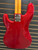 Used Tokai CUSTOM EDITION FRETTLESS BASS Vintage Bass Guitar Red 4-String 41116-S000056444 View 9