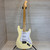 Used Leo Jaymz S-Style Electric Guitar – Vintage White – SSS Pickups – Maple Fingerboard 41108-S000068831 View 6