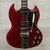 Used Epiphone SG Standard 61 Maestro Electric Guitar Red 40015-S000349580 View 1