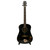 Used Silvertone PS D1 BK PAUL STANLEY DARKSTAR Laminate Top Acoustic Guitar Black 41126-S000094991 View 2