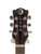 Used Luna Gypsy Exotic Black/White Ebony Acoustic/Electric Guitar 41115-S000121905 View 3