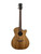 Used Luna GYP E ZBR Gypsy Exotic Zebrawood Acoustic/Electric Guitar 41115-S000121911 View 2