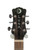 Used Luna GYP E ZBR Gypsy Exotic Zebrawood Acoustic/Electric Guitar 41115-S000121911 View 3