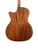 Used Luna GYP E ZBR Gypsy Exotic Zebrawood Acoustic/Electric Guitar 41115-S000121911 View 4