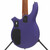 Used Sterling by Ernie Ball BONGO 5 Modern Metal Bass Guitar Purple 5-String View 6