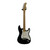 Used Indiana STRAT W/EMG DG-20 S Type Electric Guitar Black 6-String 40009-S000322532 View 1