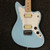 Used Squier JAGUAR MINI Offset Double Cutaway Electric Guitar Blue 6-String 40111-S000201180 View 1
