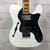 Used Squier Classic Vibe 70s Telecaster Thinline Electric Guitar White 40051-S000122441 View 1