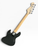 Used Squier AFFINITY JAZZ BASS V J Type Bass Guitar Black 5-String 41130-S000014208 View 6