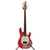 Used Sterling by Ernie Ball SUB SERIES STINGRAY 4 Modern Metal Bass Guitar Red 4-String View 2