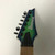 Used Ibanez RGAIX6MQM Super S Electric Guitar Green 6-String 41128-S000119723 View 3