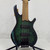 Used Cort SPACE 5 Modern Metal Bass Guitar Green 5-String 40042-S000285057 View 1