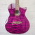 Used Luna GYPSY QUILT ASH TRANS PURPLE A/E Laminate Top Acoustic Guitar Purple 41124-S000218503 View 1