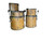 Used Pearl SESSION STUDIO CLASSIC 6PC Drum Shells and Hardware Goldtop 41134-S000012006 View 3