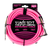 Ernie Ball P06078 Braided Straight to Right Angle Instrument Cable - 10 foot Neon Pink View 1