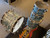 Used Ludwig 70's Blue Oyster Bowling Ball Vintage Olive Label 4 Pc Shell Pack 41127-S000051929 View 2
