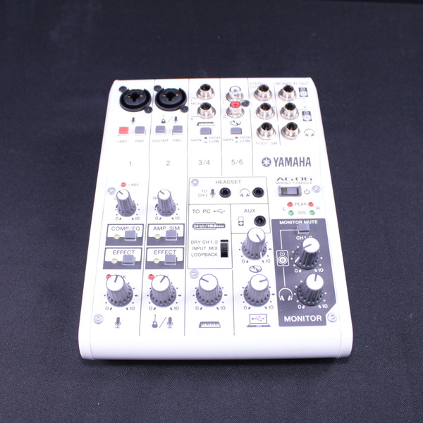 Used Yamaha MG06X MIXER W AC Compact Mixer Used Yamaha MG06X MIXER W AC Compact Mixer
