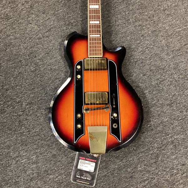 Used Danelectro U1 Vintage Electric Guitar Black 6-String