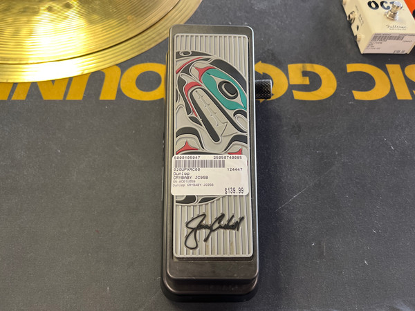 Used DUNLOP JC95 JERRY CANTRELL CRY BABY Guitar Wah Pedal
